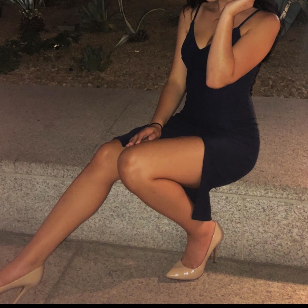 Blue bodycon